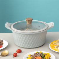 Debo德铂 摩纳哥明火电磁炉通用汤锅 DEP-817 24cm/个