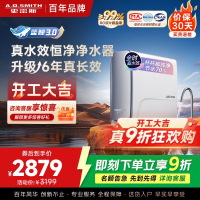 AO史密斯佳尼特[25年新升级]蓝鲸真水效净水器家用厨下式直饮净水机净饮机1000G CR2500AE1 国家补贴