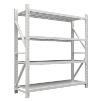 臻远ZYJJ-HJ-023仓储货架重型货架灰白色主架2000*500*2000mm/500kg