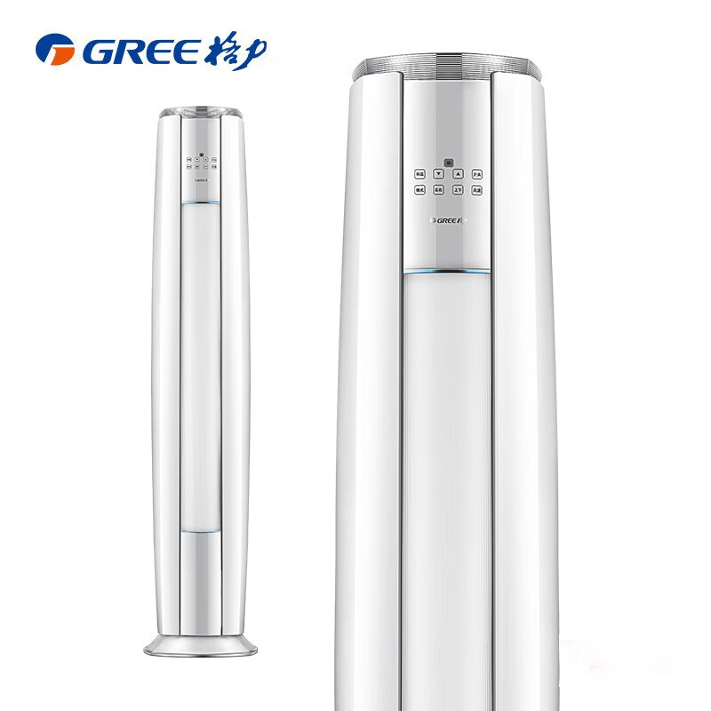 格力(GREE)空调KFR-72LW/NhBa1BAj 云锦III 3匹变频 新一级能效智能WiFi 圆柱立柜式冷暖空调