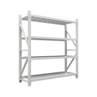 臻远 zy-zxhj-01 货架仓储货架储物架展示架重型2米500kg/层 四层主架 2000*600*2000