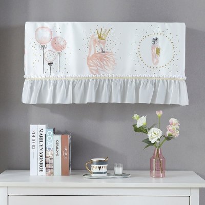 空调罩挂机防尘罩北欧开机不取挂式空调套 金冠火烈鸟 1P~1.5P[空调长度83-88cm适用]