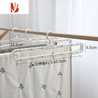 三维工匠可伸缩式衣架家用挂衣服架晾衣宿舍晒被子晾床单浴巾挂毛巾器