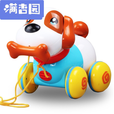 舒弗（LACHOUFFE)2021新款儿童电动玩具狗智能牵绳狗狗宝宝玩具贴身动物伙伴智能拉绳狗