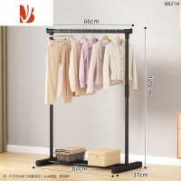 三维工匠衣架落地卧室挂衣架家用客厅可移动衣帽架轻奢简易金属晾衣服架子