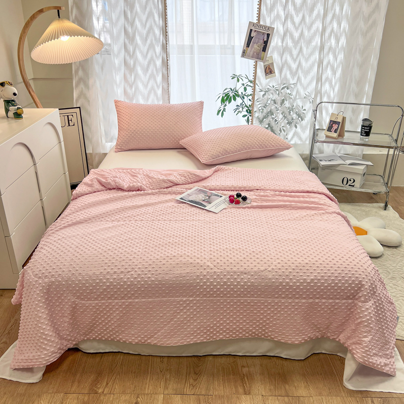 天山柔 150*200cm/200*230cm 凉感冰豆豆 夏被 (计价单位:床) 多色