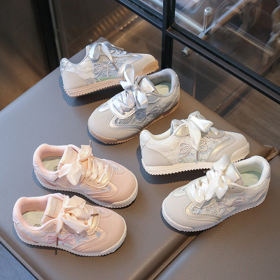 女童休闲板鞋2025夏季新款儿童德训鞋男童运动鞋女宝宝百搭阿甘鞋