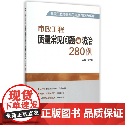 市政工程质量常见问题与防治280例/建设工程质量常见问题