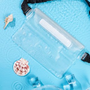 大号腰包手机防水袋可触屏拍照通用密封手机套游泳漂流挎肩收纳包3759Z