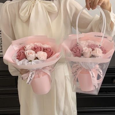 维诺亚玫瑰花束生日礼物毕业送女朋友妈妈仿真假花香皂肥皂花情人节礼物