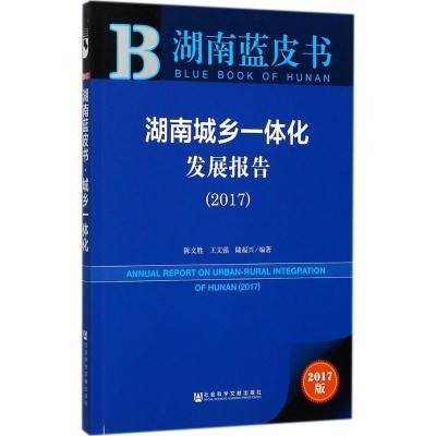 湖南城乡一体化发展报告.2017