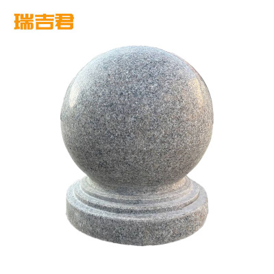 瑞吉君 石球防撞石墩 60cm 个