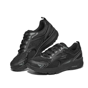 斯凯奇网面透气轻便减震网面鞋128075-BBK女款 全黑色/双