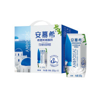 伊利安慕希希腊风味早餐全脂酸奶原味205g*12盒