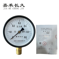 嘉禾长久 压力表(带辽宁省级检定证书) Y100 块