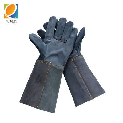 阿祺果 牛皮 电焊手套 36cm 双