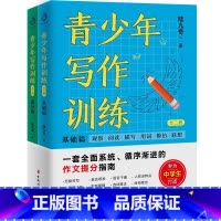 青少年写作训练 高中通用 [正版] 青少年写作训练(全二册)基础篇 提分篇 中学生七八九年级课外写作训练书 让青少年爱上