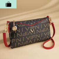 气质手拿包女包2020新款零钱手机包大容量女士斜挎小包双层手抓包NEW LAKE 字母红女斜挎包