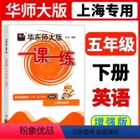 [正版]2024华东师大版一课一练五年级下英语N版增强版5年级下册第二学期华师大一课一练沪教版上海小学牛津版配套辅导练