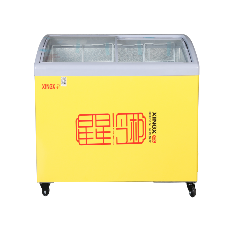 星星(XINGX)SD/SC-246SY 246升冰柜商用冷柜雪糕柜展示柜单温冰柜冷藏冷冻转换柜 卧式冷柜雪柜大容量