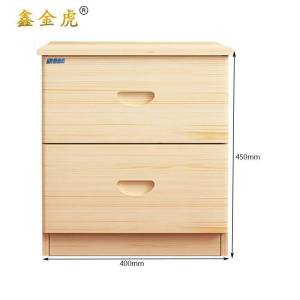 鑫金虎床头柜实木收纳储物柜X9 400*340*450mm
