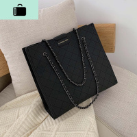 春夏单肩大包包女2020新款潮韩版百搭斜挎包链条大容量时尚托特包NEW LAKE女斜挎包