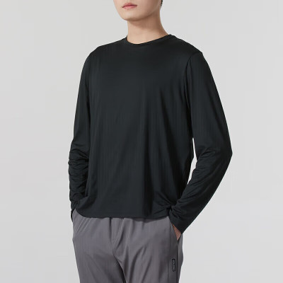 安德玛(Under Armour)男装新款运动服跑步健身训练打底上衣透气长袖T恤1387390-001 ZP