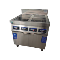 渝瑞康电磁柜式四头煲仔炉 800*800*800+150mm