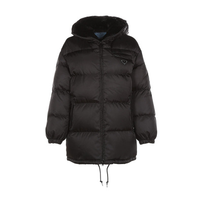 PRADA普拉达女士锦纶鹅绒连帽羽绒服外套29X8081WQ8