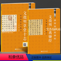 [正版]2册 文徵明离骚经 文征明草堂十志 钢笔楷书练字帖临摹 技法讲解书法学习硬笔临古帖 硬笔临经典碑帖书法入门教程