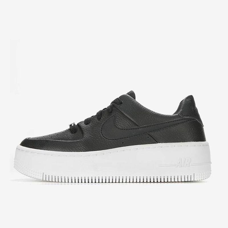 NIKE耐克休闲鞋W AF1 SAGE LOW舒适耐磨低帮厚底女鞋AR5339-002 D