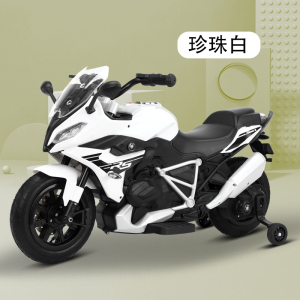 奇客电动车309儿童电动摩托车可坐人电瓶童车双电双驱越野车