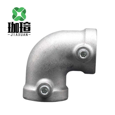 珈瑄 镀锌圆管连接弯头 个
