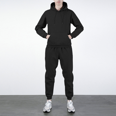 帆汀(Ajafighting)男士卫衣套装秋季新款痞帅气韩版潮流休闲运动装连帽搭配一套衣服百搭男装休闲裤
