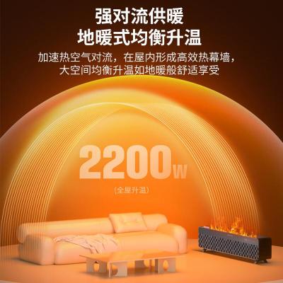 西屋(Westinghouse)美国踢脚线取暖器家用石墨烯电暖器全屋升温速热地脚线式电暖气片 WTH-230R顶配款(适