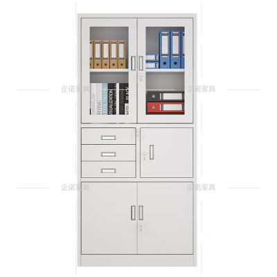 [企诺]储物柜 QNGA11A1-04PA 850×390×1800mm 钢制 组