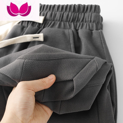 七斓特大码300斤休闲短裤男夏季新款宽松加大200斤直筒百搭阔腿五分裤