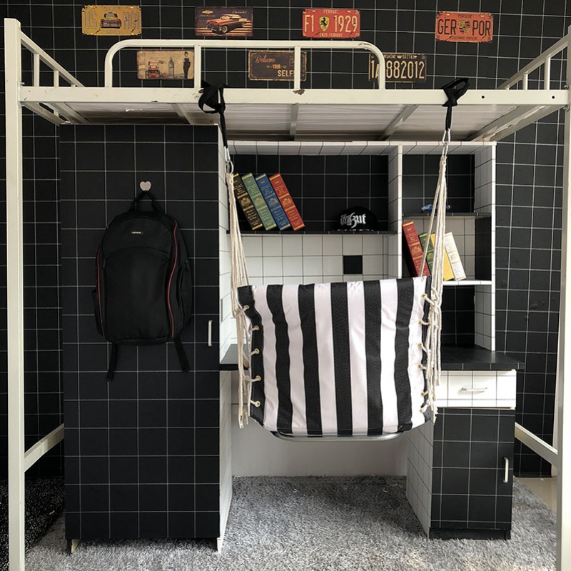 黑色壁纸自贴格子墙纸宿舍ins森系北欧风格性冷淡网红大学生日系