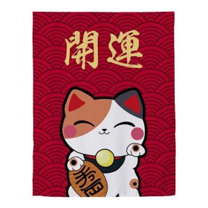 家柏饰(CORATED)窗帘免打孔安装遮光宿舍学生卧室简易出租房用出租屋魔术贴小窗帘 花猫 宽1.0X高1.2一片