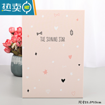 敬平折叠化妆镜宿舍梳妆书桌面可爱大号便携台式随身翻盖式学生小镜子 藕色 粉底星星便携式用镜