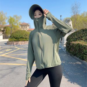 男女原纱防晒衣长袖新款冰丝防晒衫夏季薄款户外防晒服防紫外线