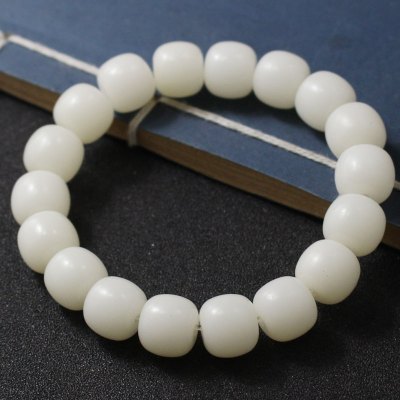 厂家直销白玉菩提手串绕指柔文玩佛珠念珠男女情侣手链饰品菩提根送女朋友老婆情人节七夕生日礼物