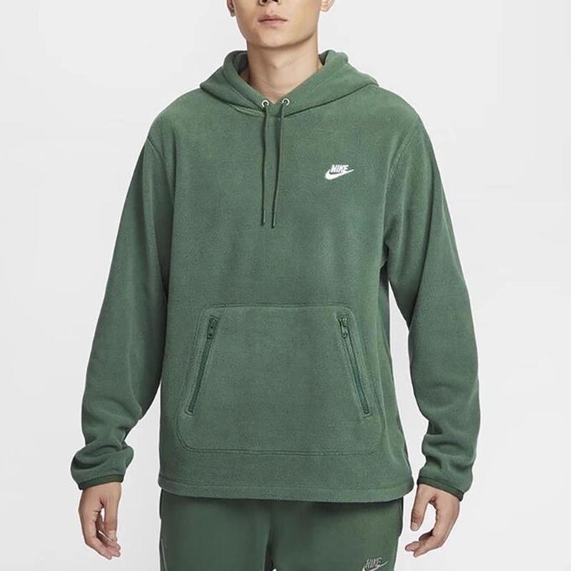 NIKE耐克连帽卫衣运动休闲摇粒绒男装套头衫FZ0661-323 D