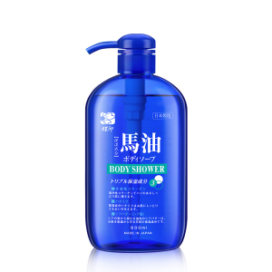 蝶印 保湿精华马油沐浴露 600ml(计价单位:瓶)蓝色