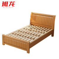 班龙实木床91*206*96cm榉木色张