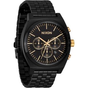 Nixon男士机械计时防水表表盘不锈钢表带