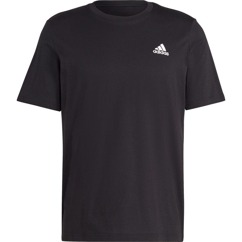 Adidas阿迪达斯经典棉质LOGO刺绣休闲T恤男