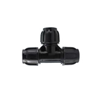 伟鹏双兴 PE快接三通快速接头 T75(2.5寸)黑色 个