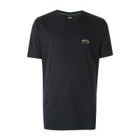 Hugo boss雨果波士T恤男透气吸汗舒适易打理纯棉徽标印花修身