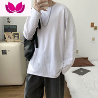 七斓港风日系复古内搭衬衣男韩版潮流宽松条纹衬衫男装长袖打底衫
